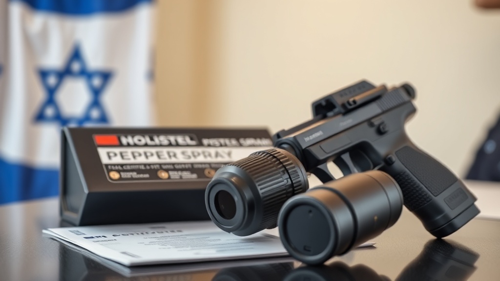 האם אקדח גז פלפל חוקי בישראל?